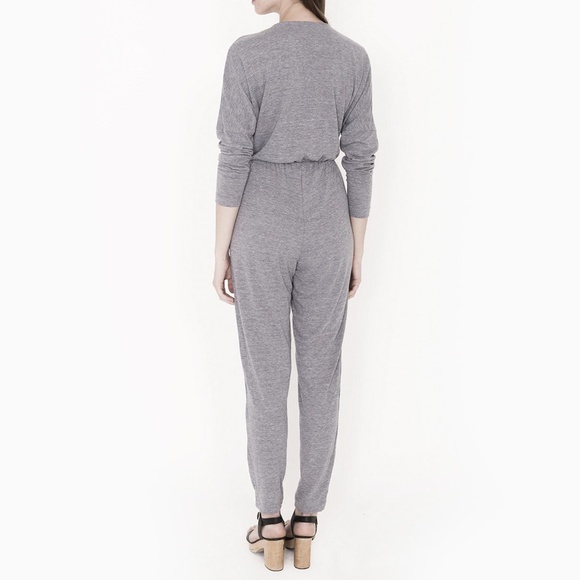 American Apparel Heather Gray Madeline Jumpsuit - Picture 2 of 11